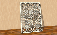 Laser Cut Classic Grill Frame Panels Free Vector File
