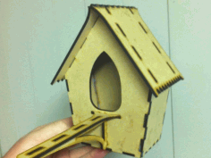 Laser Cut Cnc Bird House Free Vector File