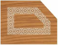 Laser Cut Cnc For Stairs Decoration Pattern Free DXF File