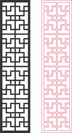 Laser Cut Cnc For Wall Pattern Free DXF File