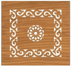 Laser Cut Cnc For Wood Decoration Pattern Free DXF File