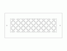 Laser Cut Cnc Pattern Design Wrought Iron Free DXF File