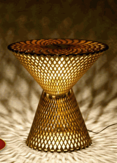 Laser Cut Cnc Table Lamp Free Vector File