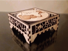 Laser Cut Coaster Holder Free DXF File