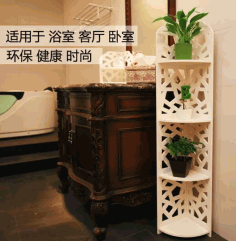 Laser Cut Corner Display Shelf Rack 3d Puzzle Free Vector File