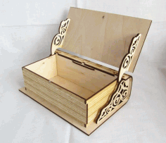 Laser Cut Covered Box Free Vector File