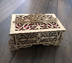 Laser Cut Craft Jewelry Box Free Vector File