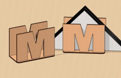 Laser Cut Customized Napkin Holder Free DXF File