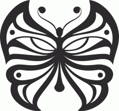 Laser Cut Decor Butterfly Free Vector File