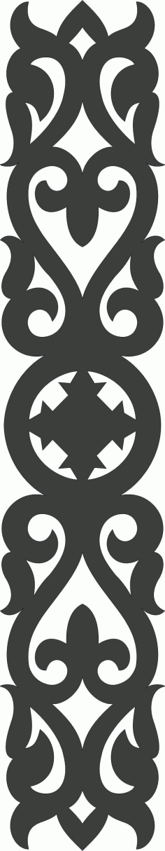 Laser Cut Decor Lattice Seamless Design Free DXF File