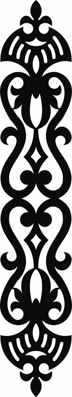 Laser Cut Decor Panel Lattice Seamless Free DXF File