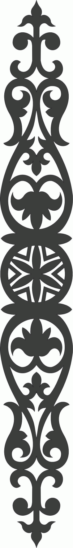 Laser Cut Decor Panel Pattern Free DXF File