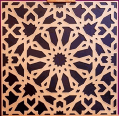 Laser Cut Decor Pattern Free Vector File