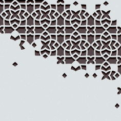 Laser Cut Decor Screen Panel Design Pattern Free DXF File