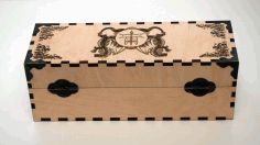 Laser Cut Decoration Box Dragon Image Free Vector File