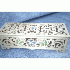 Laser Cut Decorative Box With Lid Template Free Vector File