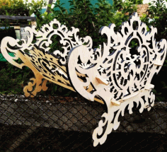 Laser Cut Decorative Candy Basket Free Vector File
