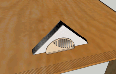 Laser Cut Decorative Christmas Gift Tabletop Napkin Holder Free DXF File