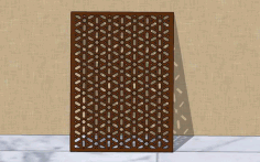 Laser Cut Decorative Grill Design Free Vector File