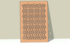 Laser Cut Decorative Grill Seamless Privacy Panel Ideas Free Vector File