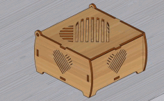 Laser Cut Decorative Jewelry Box Ornaments Wooden Gift Box Free DXF File