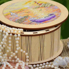 Laser Cut Decorative Round Wooden Basket With Lid Free Vector File