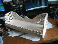 Laser Cut Decorative Shelf Template Free Vector File