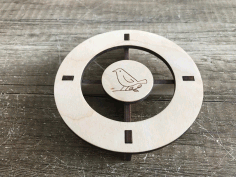 Laser Cut Decorative Stand Template Free DXF File