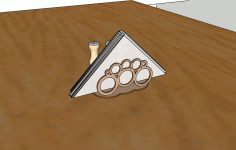 Laser Cut Decorative Tabletop Napkin Holder Free DXF File