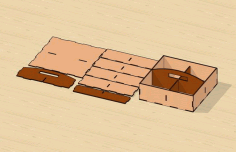 Laser Cut Decorative Tray Dry Fruit Basket Free DXF File