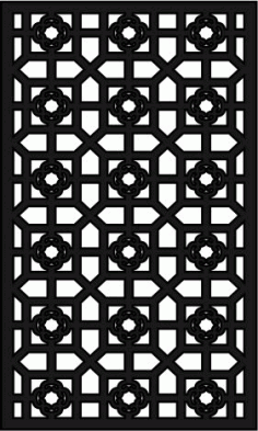 Laser Cut Design Seamless Geometric Pattern Free Vector File