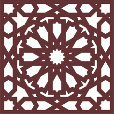 Laser Cut Divider Seamless Lattice Pattern Free DXF File
