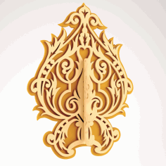 Laser Cut Diy Wood Decorative Wall Hooks Hanger For Laser Cut Free DXF File
