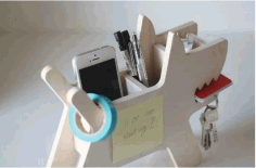 Laser Cut Dog Organizer Layout Free Vector File