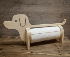 Laser Cut Dog Towel Holder Free Vector File
