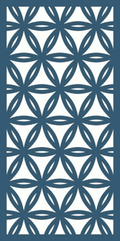 Laser Cut Door Pattern Design Free DXF File