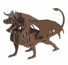 Laser Cut Dragon Remote Control Holder Office Supplies Organizer Free Vector File