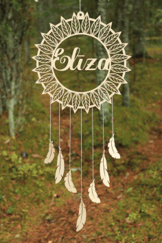 Laser Cut Dream Catcher Free Vector File
