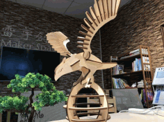 Laser Cut Eagle 3d Puzzle 3mm Free Vector File