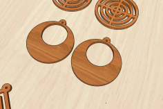 Laser Cut Earrings Dangle Designs For Women Free Vector File