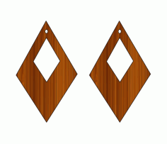 Laser Cut Earrings Set Jewelry Templates Wood Cutout Free Vector File