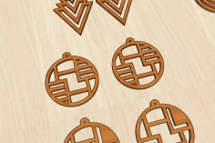 Laser Cut Earrings Templates For Women Jewelry Pendants Free Vector File