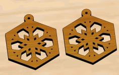 Laser Cut Earrings Templates With Geometric Shapes Isolated Stencils Pattern Free DXF File