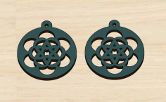 Laser Cut Earrings Valentine Gift Free Vector File