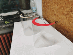 Laser Cut Face Shield Free DXF File