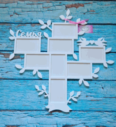 Laser Cut Family Tree Photo Frames Template Free Vector File