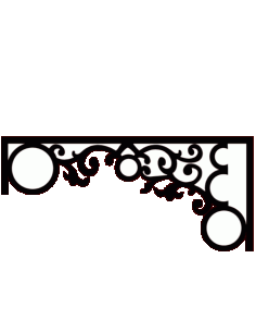 Laser Cut Floral Border Design 16 Free DXF File
