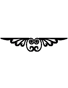 Laser Cut Floral Border Design 24 Free DXF File
