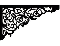 Laser Cut Floral Border Design 25 Free DXF File