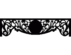 Laser Cut Floral Border Design 29 Free DXF File